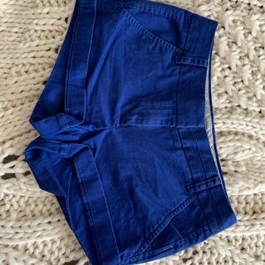 Blue J Crew chino shorts